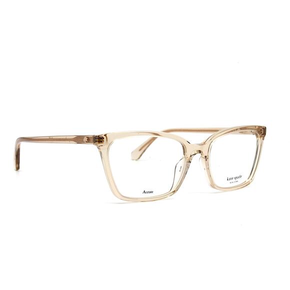 NEW KATE SPADE WANDA 10A TRANSPARENT PEACH AUTHENTIC EYEGLASSES FRAME - Picture 3 of 11